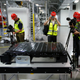 A Tesla battery pack is displayed during a media tour of the new Tesla Motors Inc., Gigafactory Tuesday, July 26, 2016, in Sparks, Nev. It's Tesla Motors biggest bet yet: a massive, $5 billion factory in the Nevada desert that could almost double the world's production of lithium-ion batteries by 2018. (AP Photo/Rich Pedroncelli)